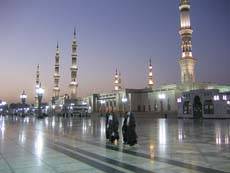 La visite de la Mosque du Prophte, Salla Allahou Alaihi wa Sallam