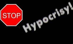 Hypocrisy is internal destruction 