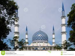 La Mosquée bleue en Malaisie
