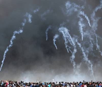 Palestinians face explosive bullets, dangerous gas bombs