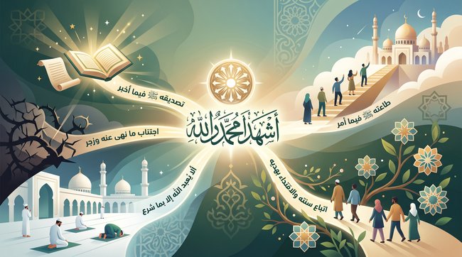  حقيقة ومعنى أشهد أن محمدًا رسول الله