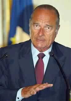 Chirac Says Lessons Must be Learned from Heatwave