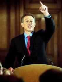 Blair Takes on Spin Doctors 