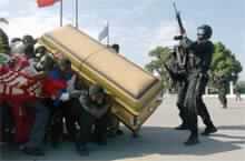 Six Shot in Anti-Government March in Haiti