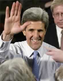 Kerry Wins Washington and Michigan