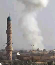 US Pounds Falluja Amid Pullout Talks