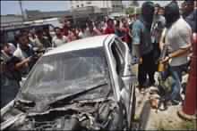 Gaza Car Blast Wounds Three Including Child