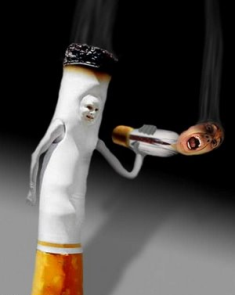 El perjuicio de fumar